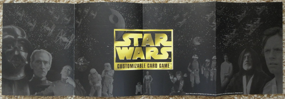 STAR WARS CCG SECOND ANTHOLOGY EMPTY BOX WITH SET AND CARD LIST